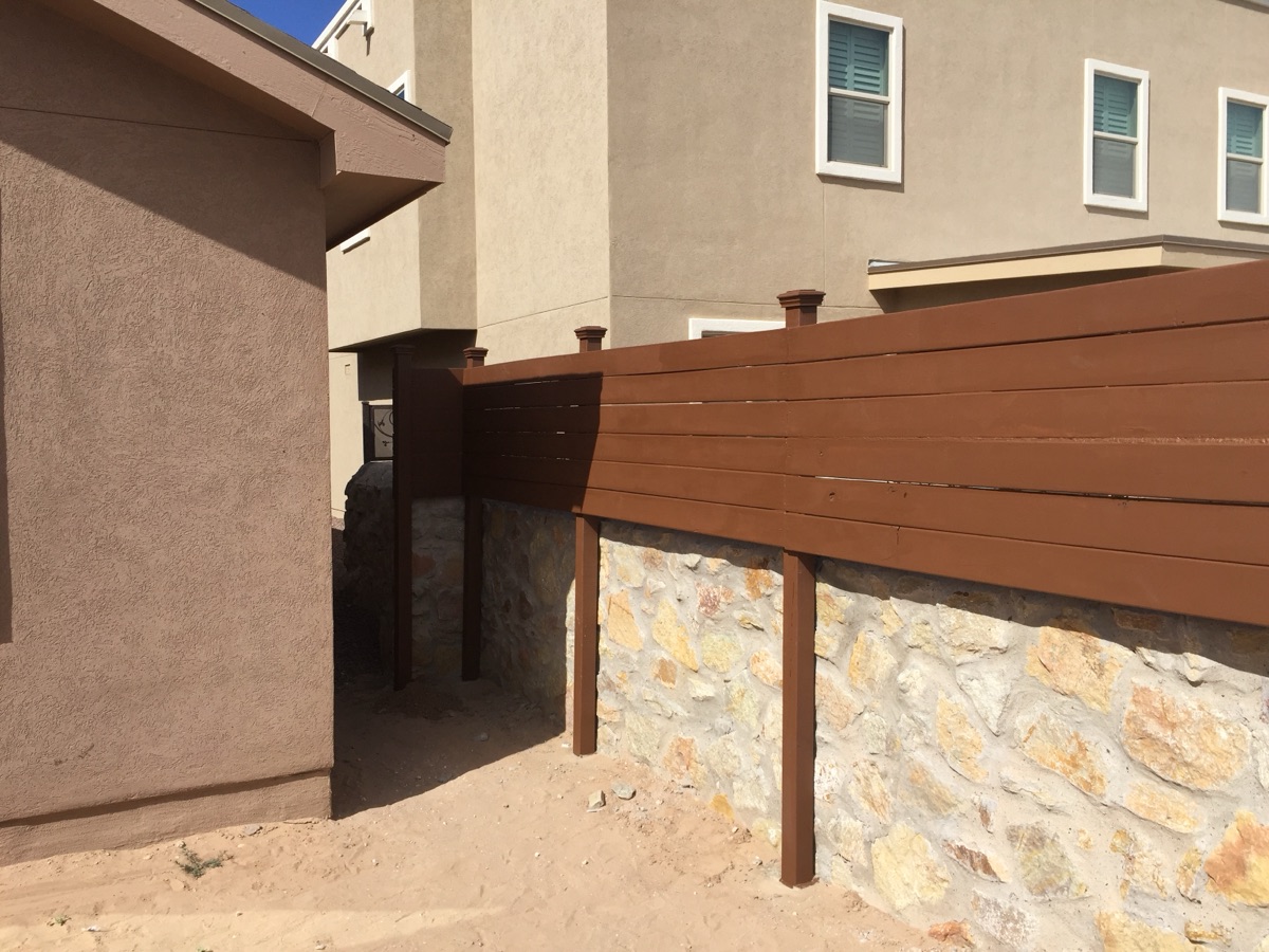Iron fencing