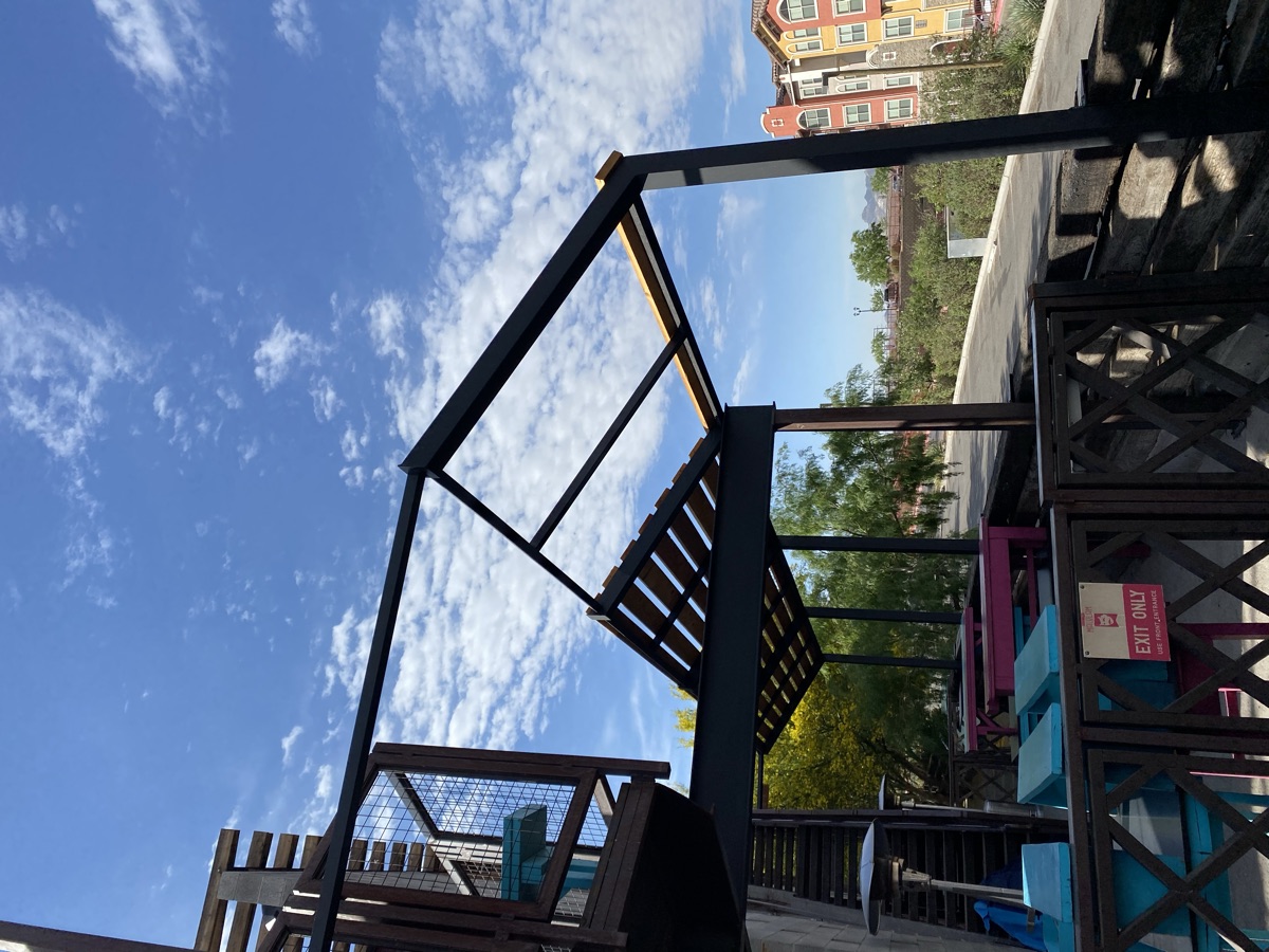 Commercial pergola